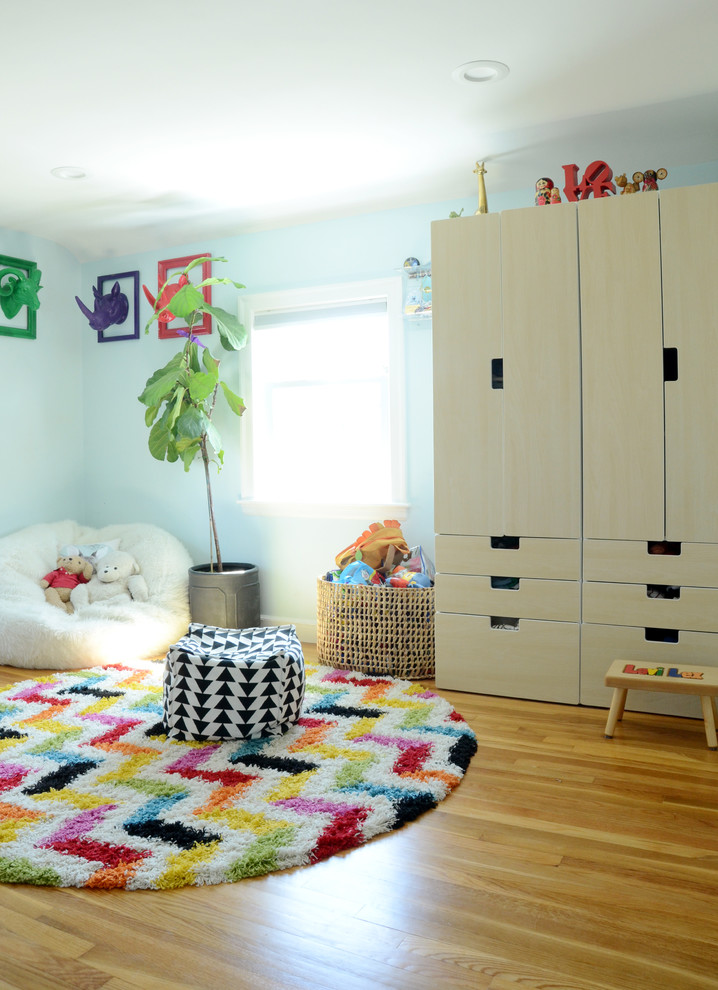 Design ideas for a modern kids' bedroom in Boston.
