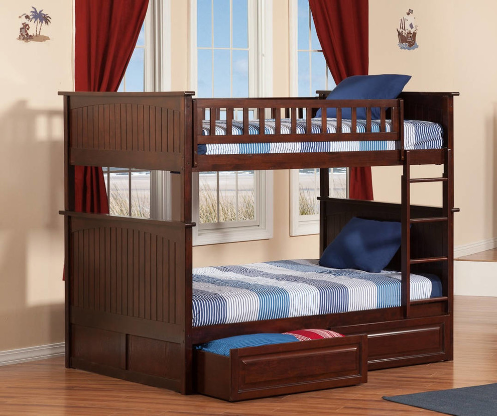 Modelo de dormitorio infantil clásico renovado pequeño