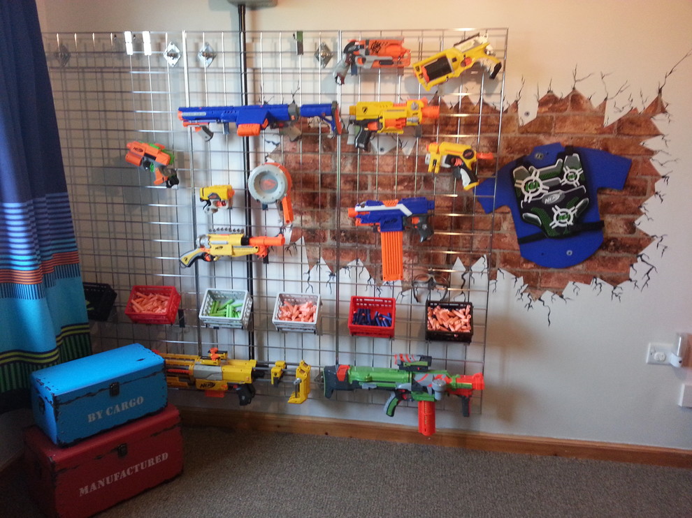 This is an example of an urban kids' bedroom for boys in Other.
