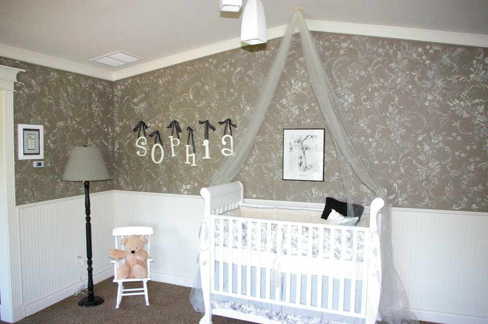 Example of a classic nursery design in Portland