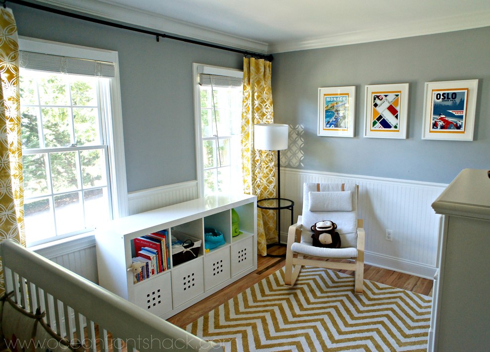 This is an example of a coastal kids' bedroom in DC Metro.
