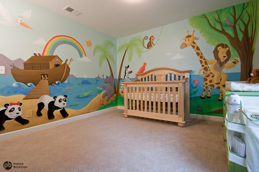 Eklektisches Kinderzimmer in Charleston