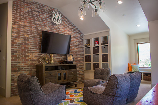 Old Mill Thin Brick Kids Room And Play Area Color Castle Gate Modern Bedroom Salt Lake City By Old Mill Brick Houzz