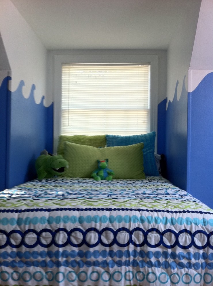 Example of an eclectic kids' room design in Other