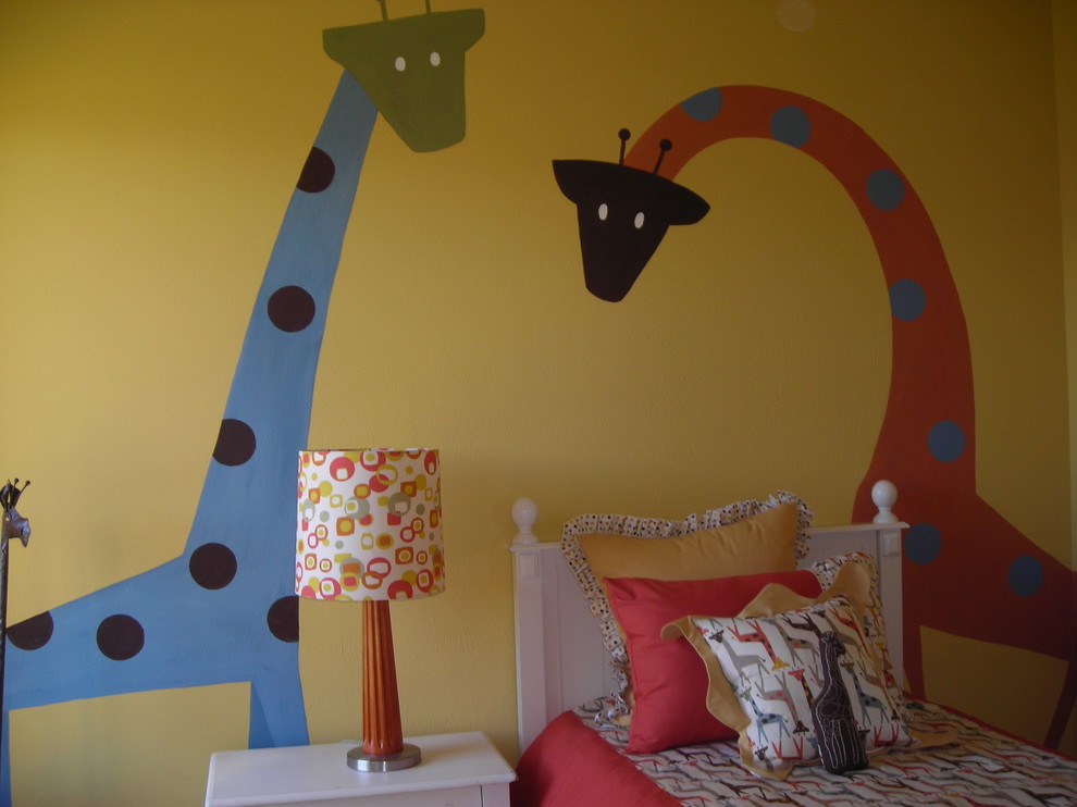 Design ideas for a modern kids' bedroom in Los Angeles.