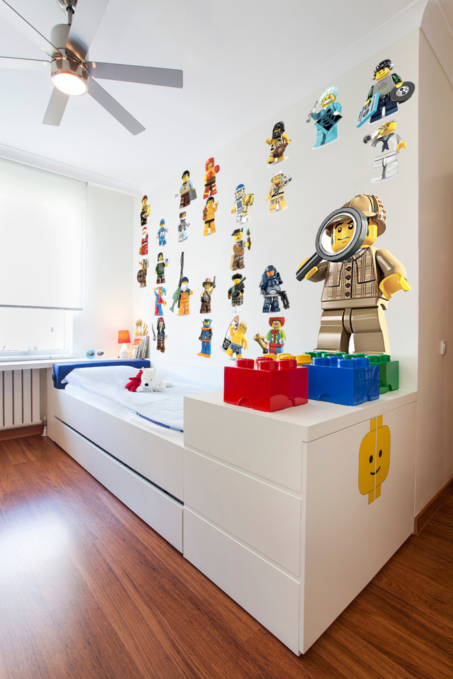 Design ideas for a modern kids' bedroom in Other.