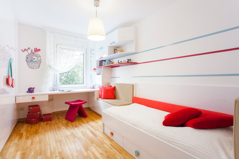 This is an example of a contemporary kids' bedroom in Other.