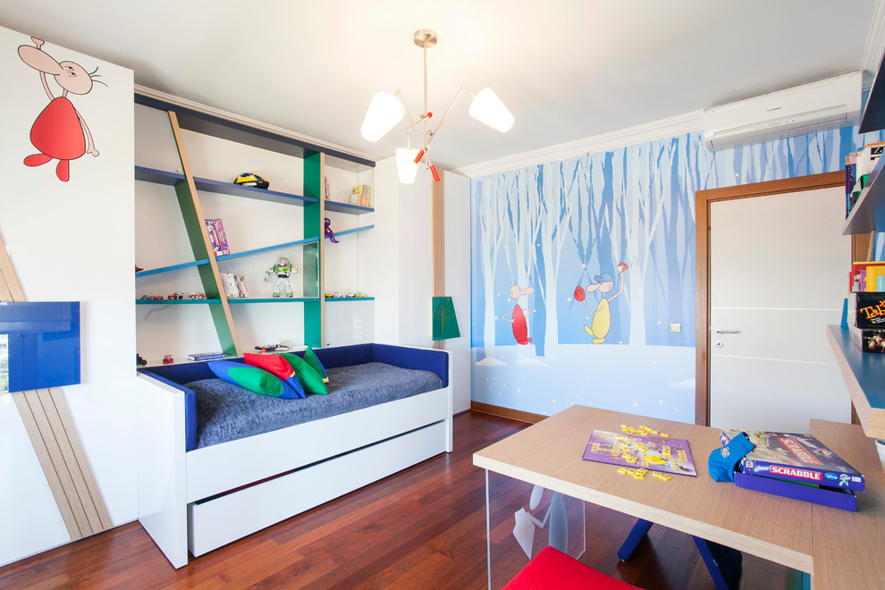 Trendy kids' room photo in Other