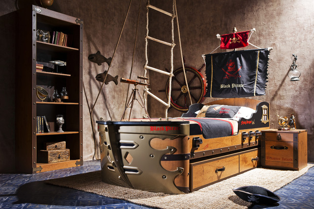 Pirate ship bedroom - Beach Style - Kids - Miami - by Turbo Beds | Houzz