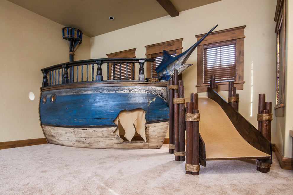 Inspiration for a timeless playroom remodel in Other