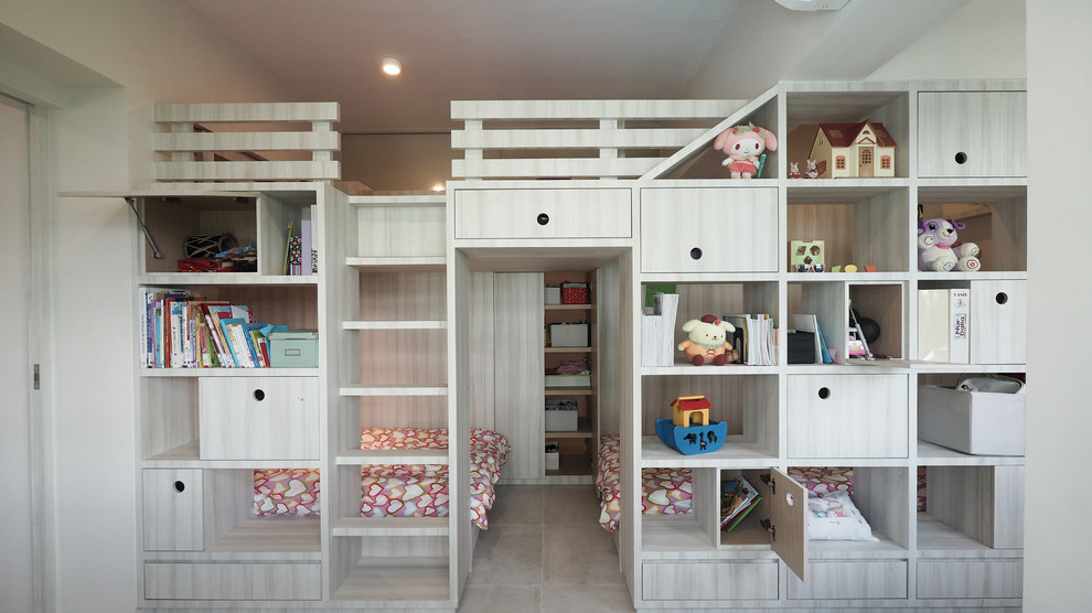 Example of a trendy kids' room design in Singapore