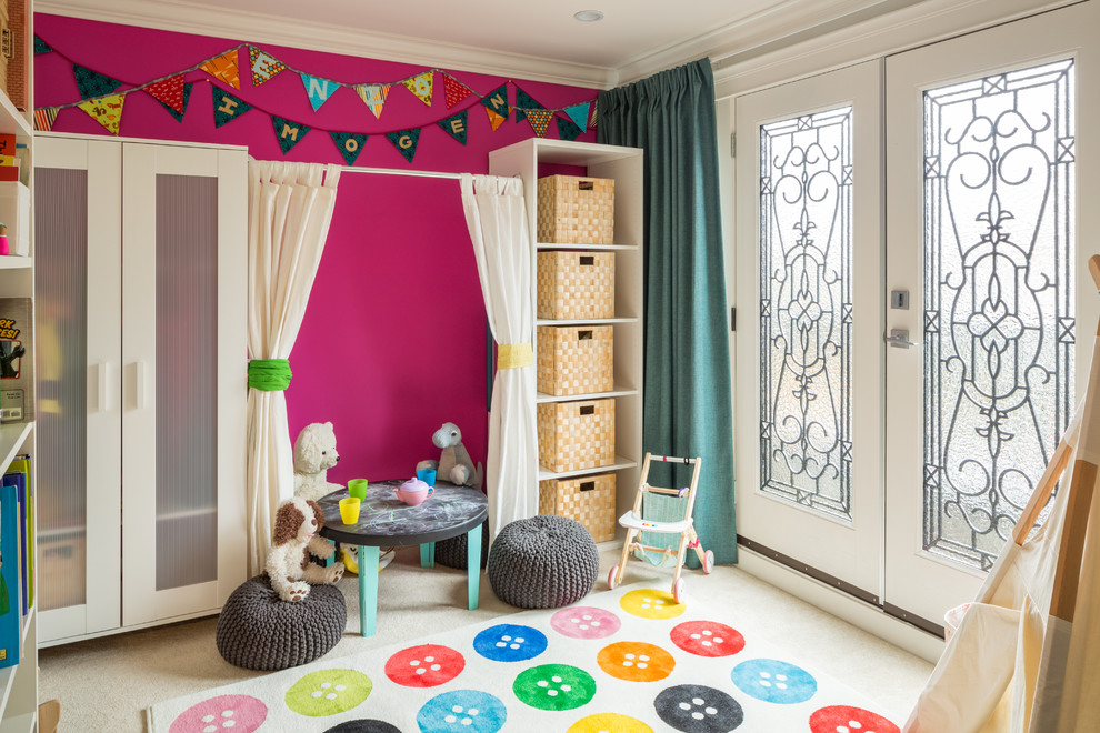Design ideas for an eclectic kids' bedroom in Vancouver.