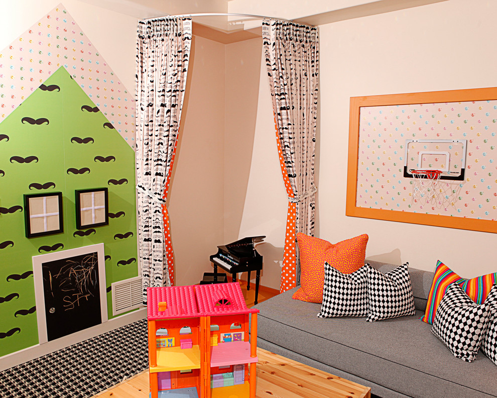 フェニックスにあるコンテンポラリースタイルのおしゃれな子供部屋の写真