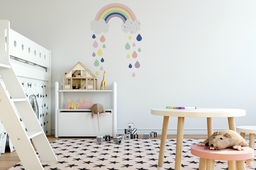 シドニーにある北欧スタイルのおしゃれな子供部屋の写真