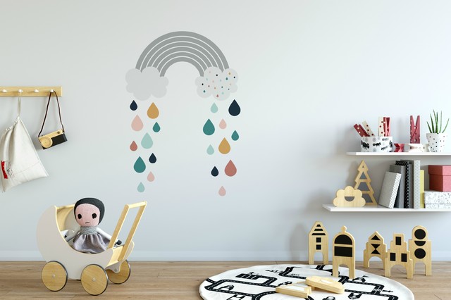 Poster decals/fabric wall decal/ wall stickers - Scandinave - Chambre  d'Enfant - Sydney - par Wondermade Fabric Decals | Houzz