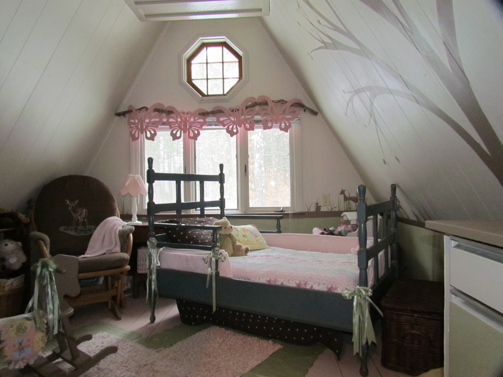 Kids' room - eclectic kids' room idea in Portland Maine