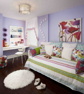 おしゃれな子供部屋 紫の壁 のインテリア画像 21年7月 Houzz ハウズ