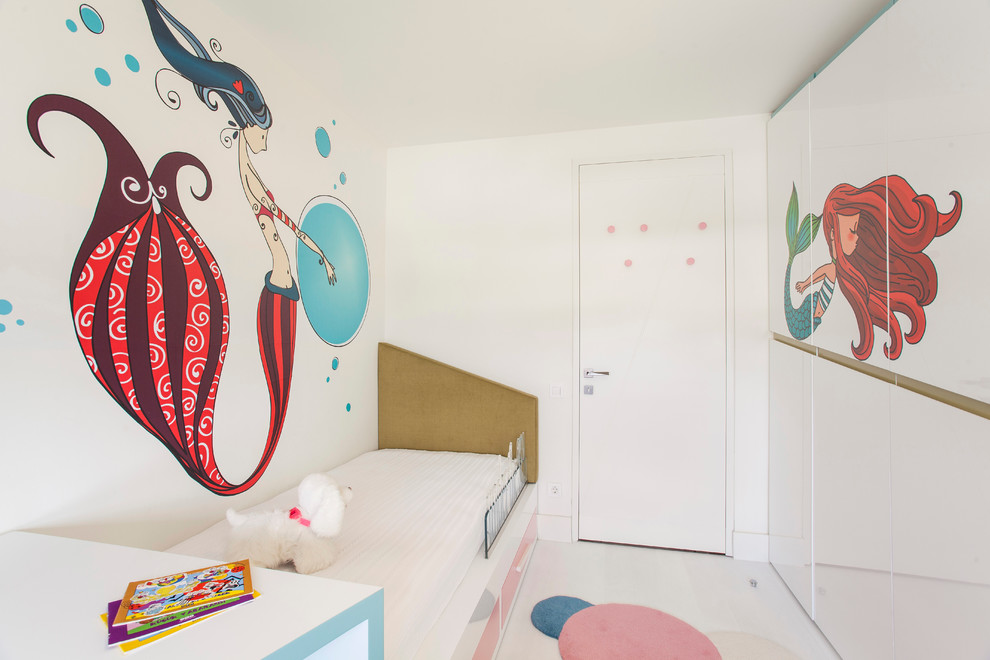 Example of a trendy kids' room design in Other