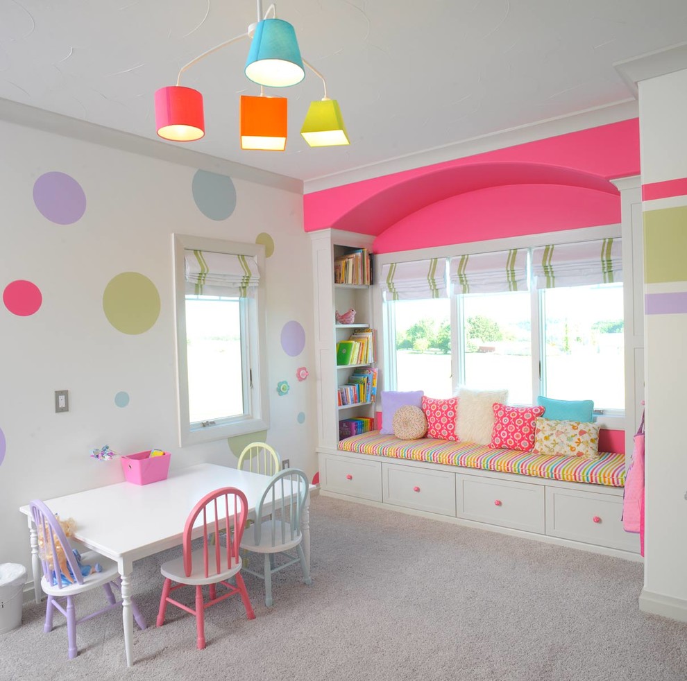 Playroom - transitional playroom idea in Cleveland
