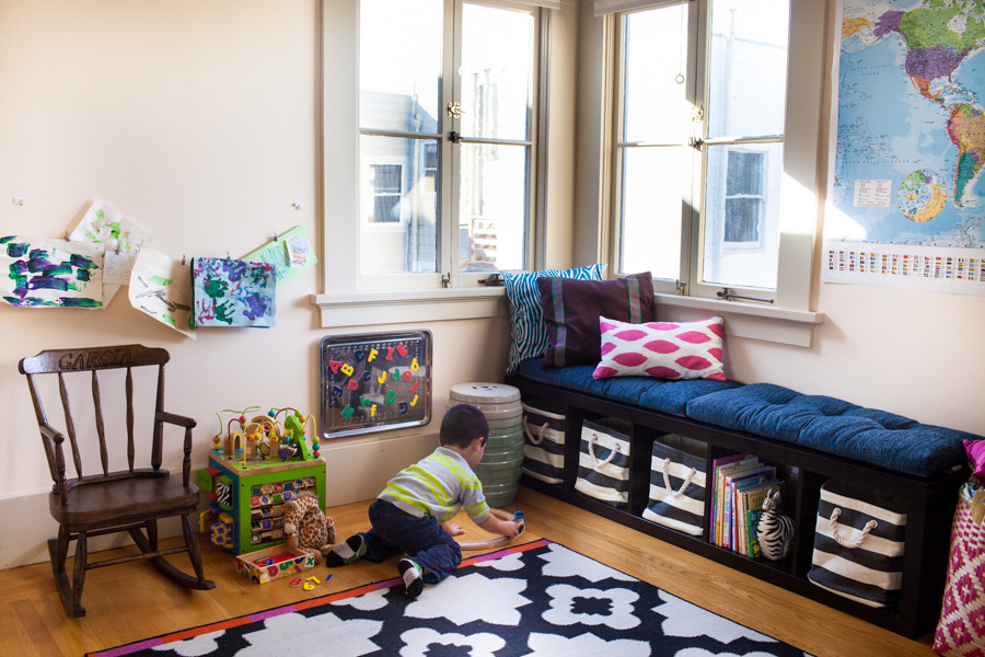 Inspiration for an eclectic kids' room remodel in San Francisco