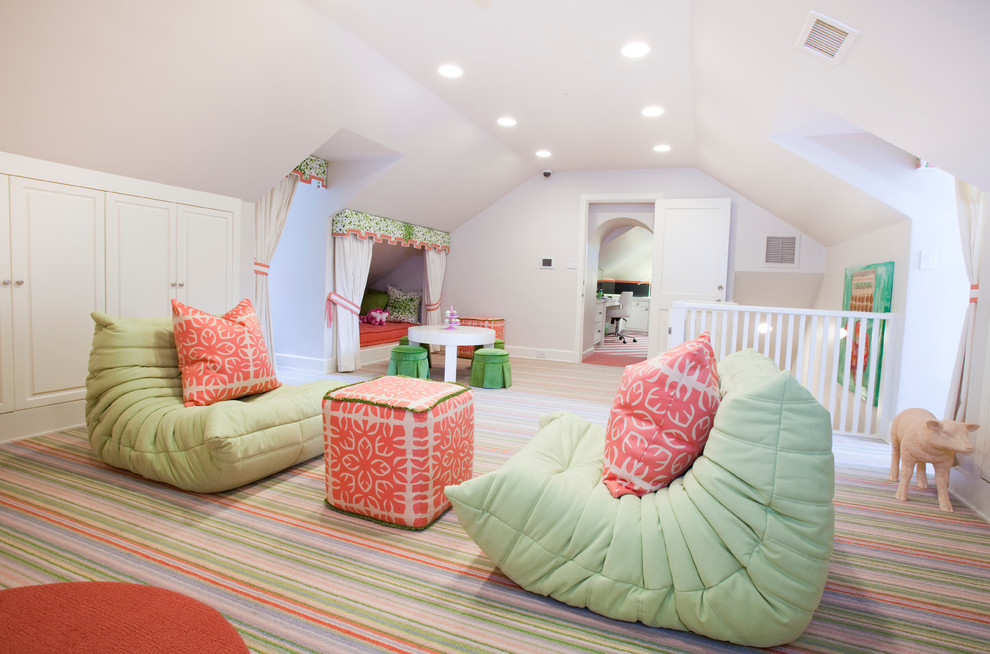 Inspiration for a contemporary playroom remodel in Houston
