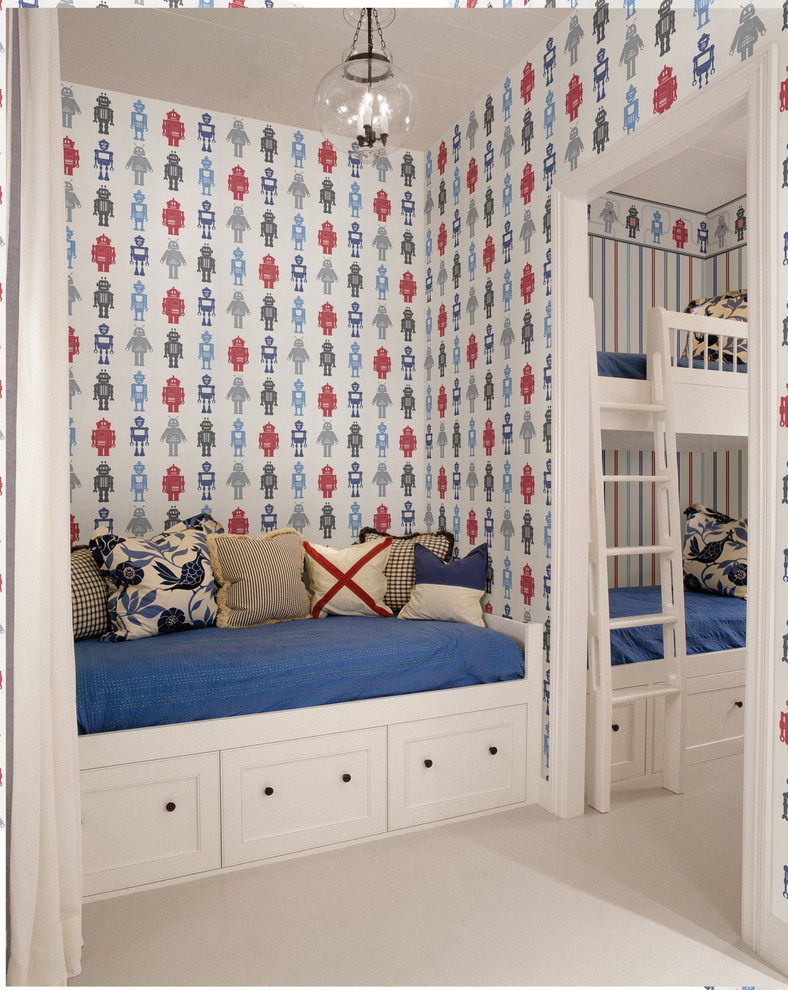 Design ideas for a classic kids' bedroom in Boston.