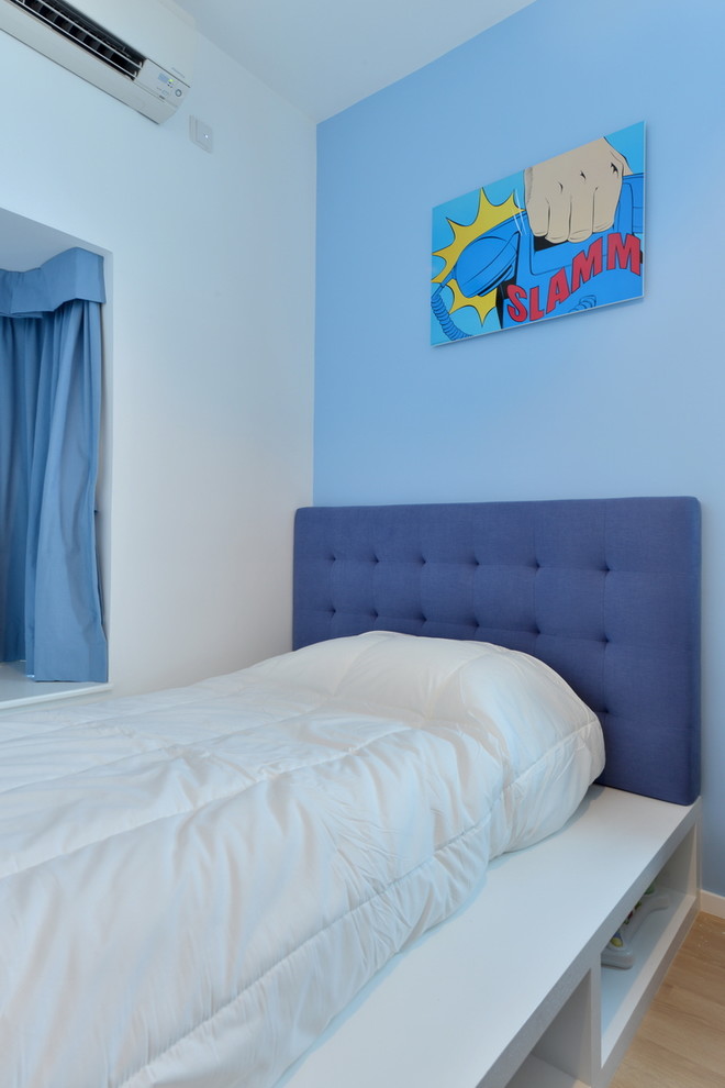This is an example of a modern kids' bedroom in Hong Kong.