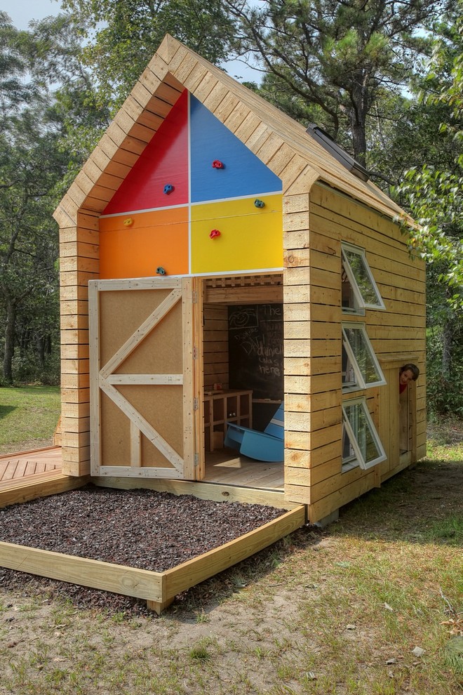 Inspiration for a contemporary kids' room remodel in Boston