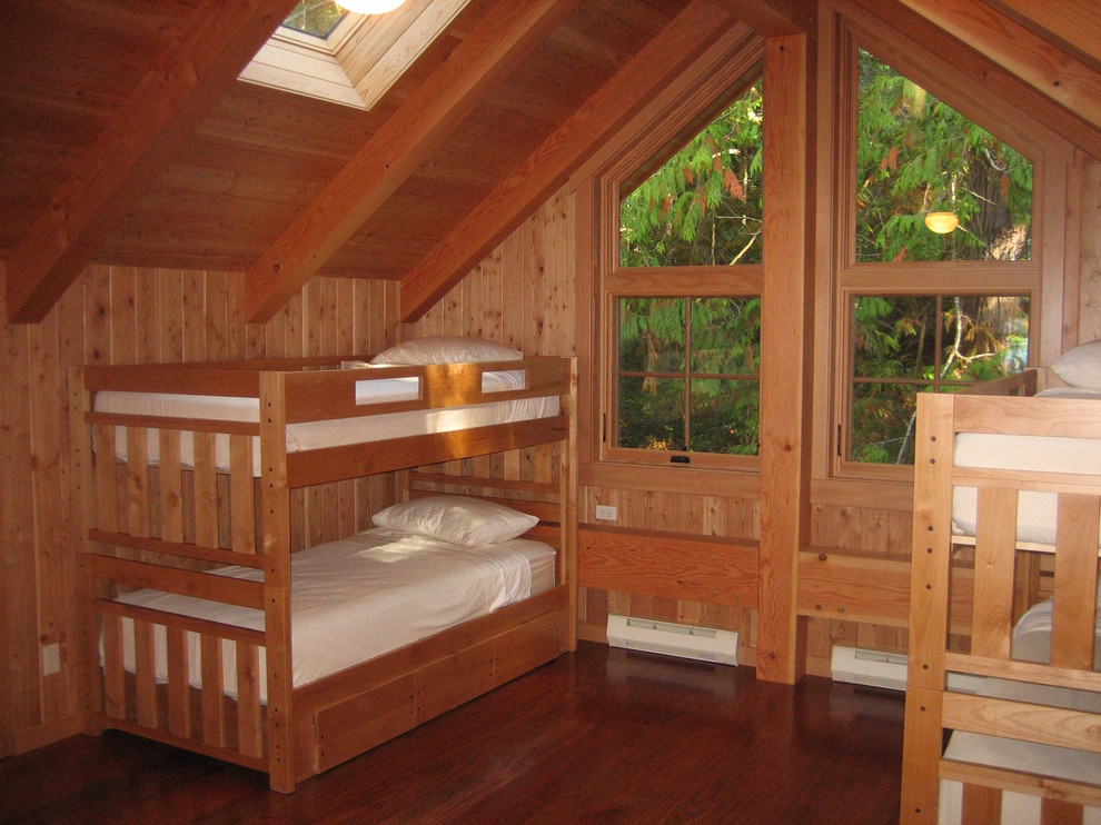 Example of a mountain style kids' room design in Seattle