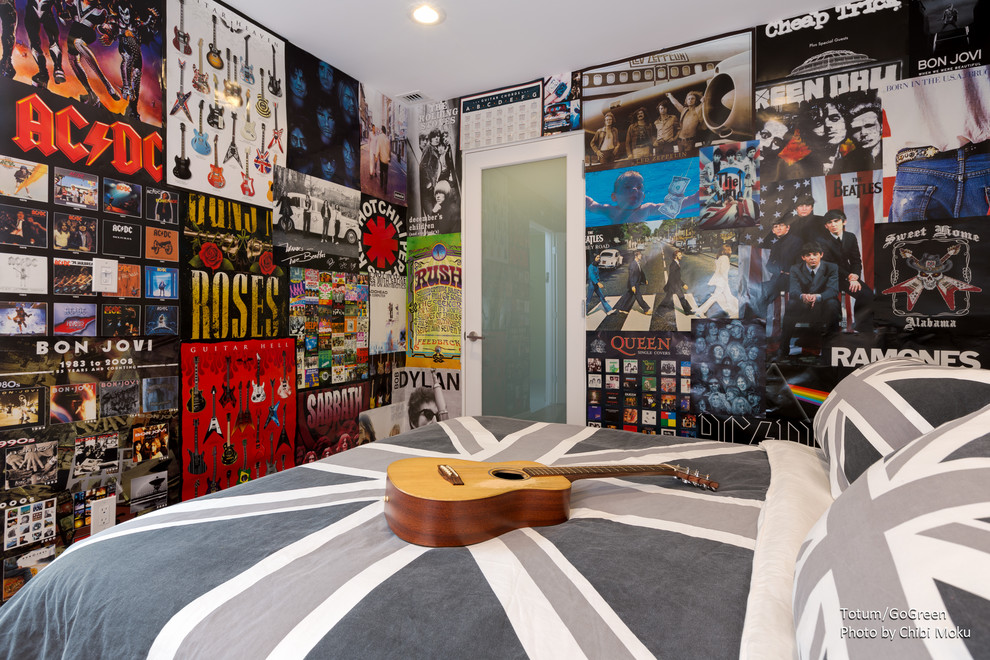 Contemporary kids' bedroom in Los Angeles.