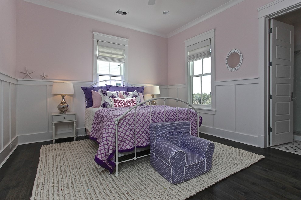 Design ideas for a coastal kids' bedroom in Charleston.