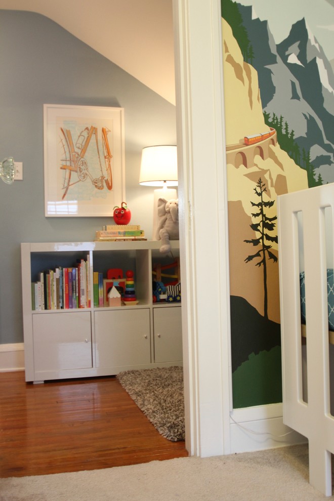ミネアポリスにあるコンテンポラリースタイルのおしゃれな子供部屋の写真