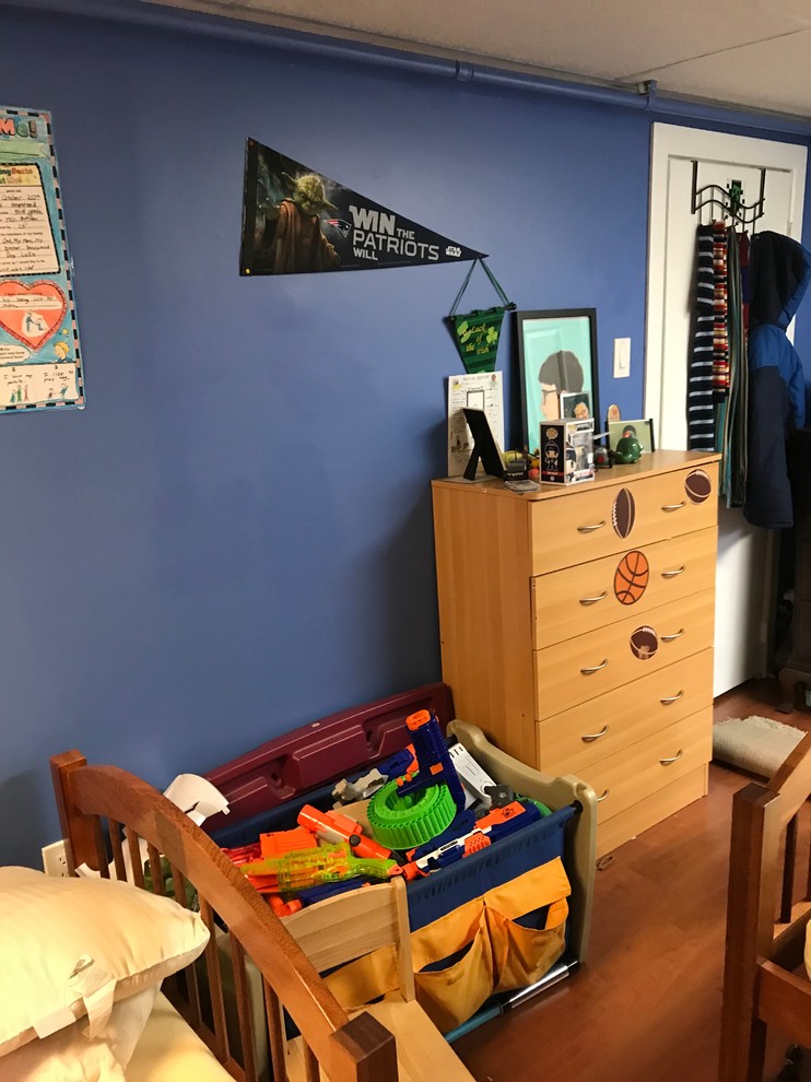 Medium sized contemporary kids' bedroom for boys in New York.
