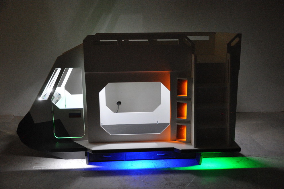 Space Shuttle Bunk Bed Eclectic Kids Salt Lake City by