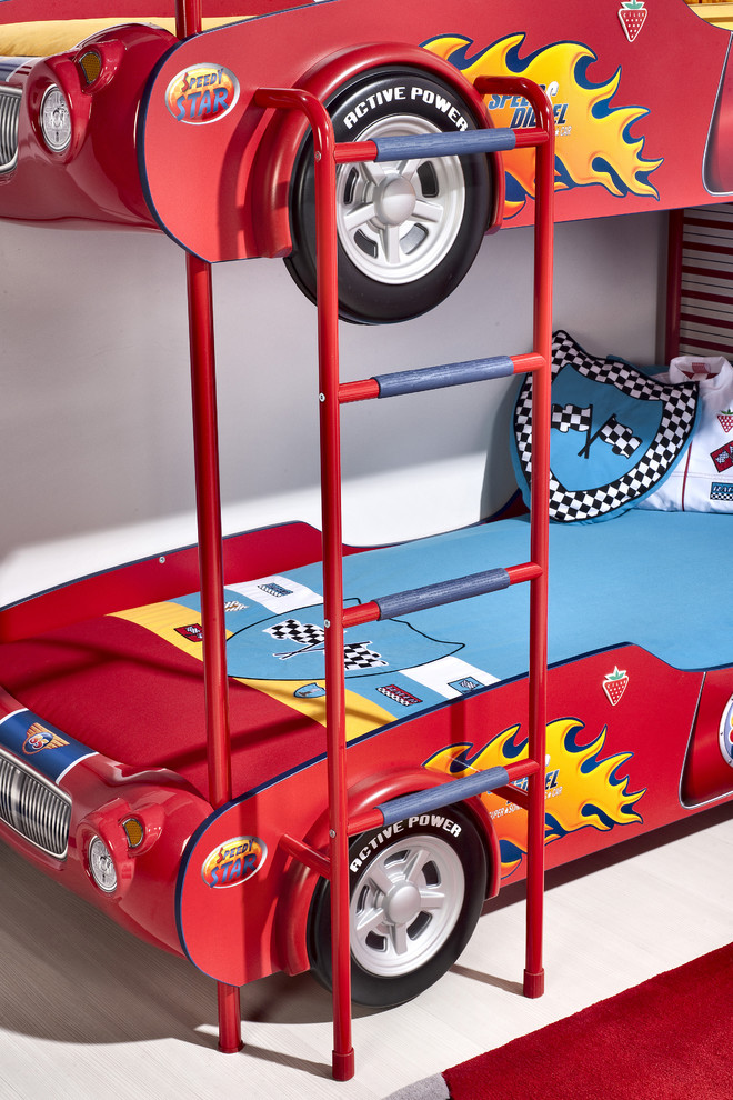 Inspiration for a modern children’s room for boys in Miami.