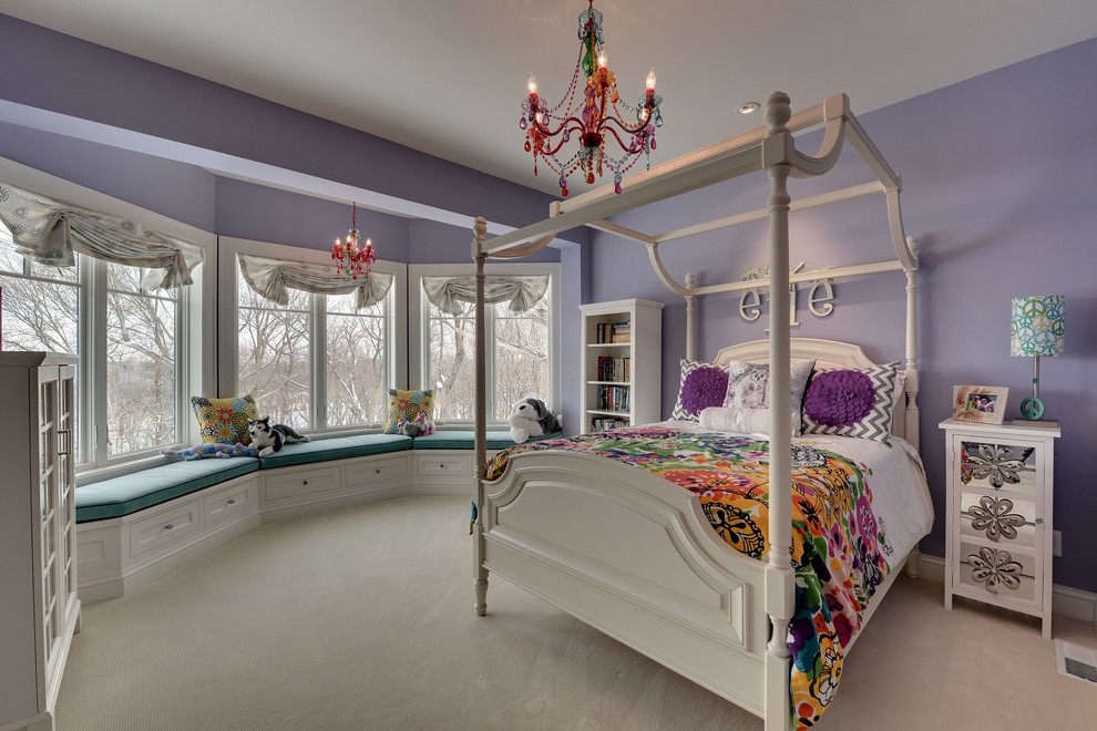 Inspiration for a timeless girl teen room remodel in Minneapolis
