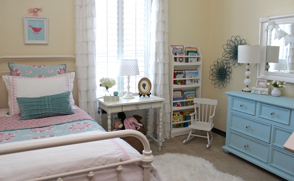Example of a cottage chic kids' room design in Oklahoma City