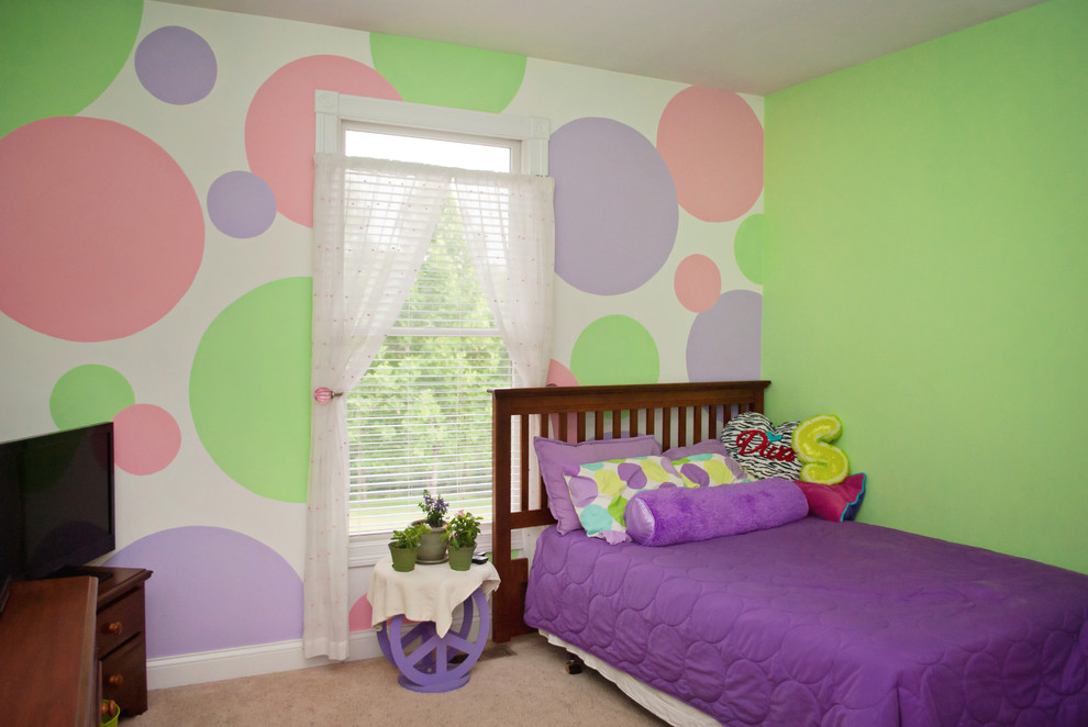 Example of a classic girl teen room design in Other