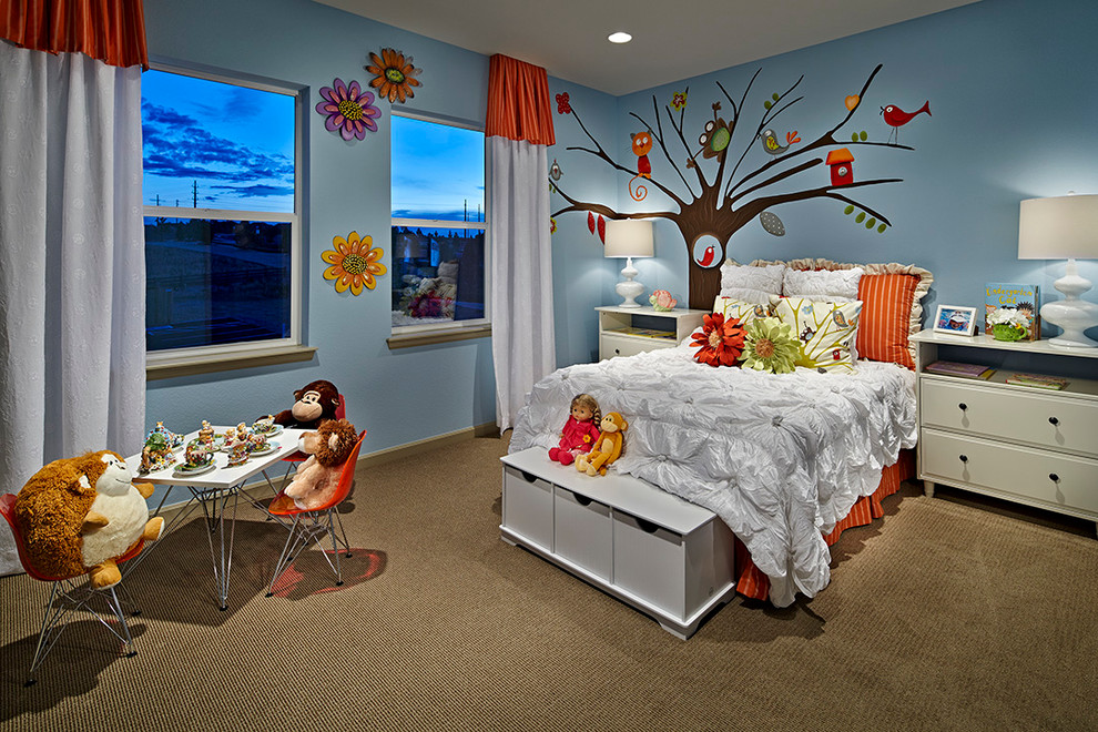 Inspiration for a transitional kids' room remodel in Other