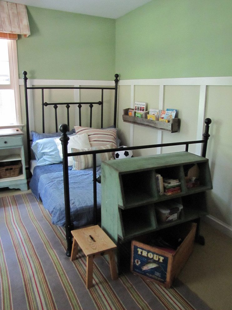 Photo of a bohemian kids' bedroom in Philadelphia.