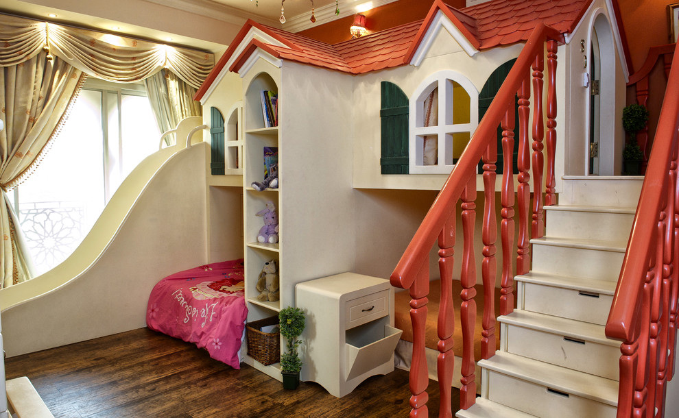 Playroom - eclectic playroom idea in Other