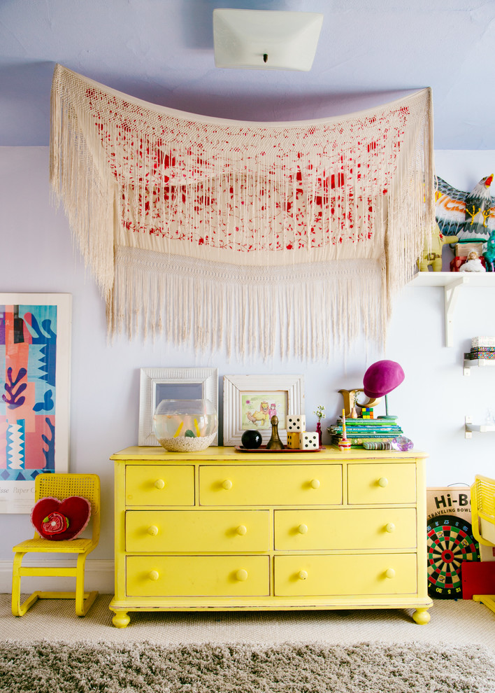 This is an example of a bohemian kids' bedroom in Los Angeles.