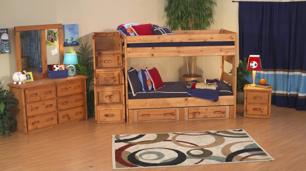 The Wrangler Traditional Kids San, Jerome S Full Size Bunk Beds
