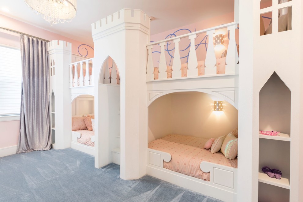 Photo of a contemporary kids' bedroom in Orlando.