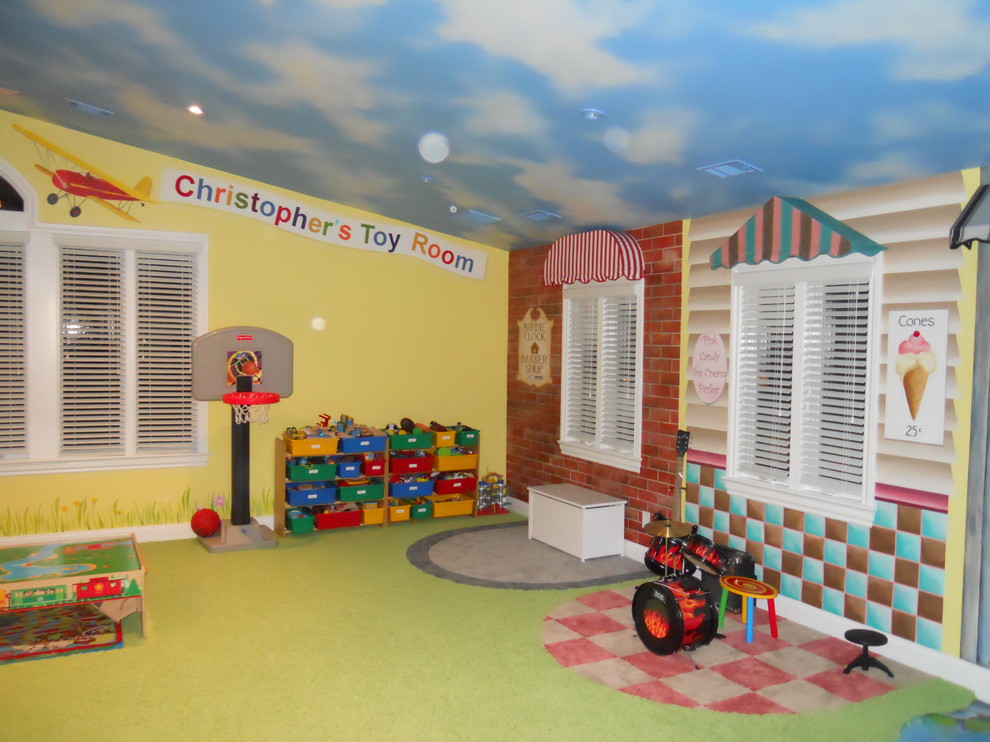 Idée de décoration pour une chambre d'enfant tradition.