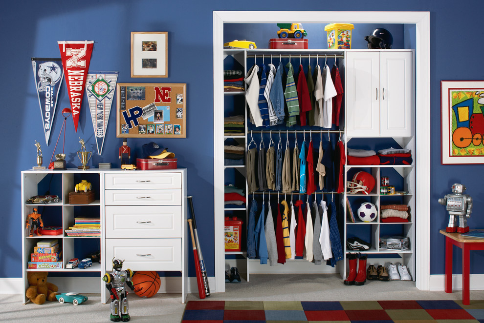 Inspiration for a timeless kids' room remodel in Other