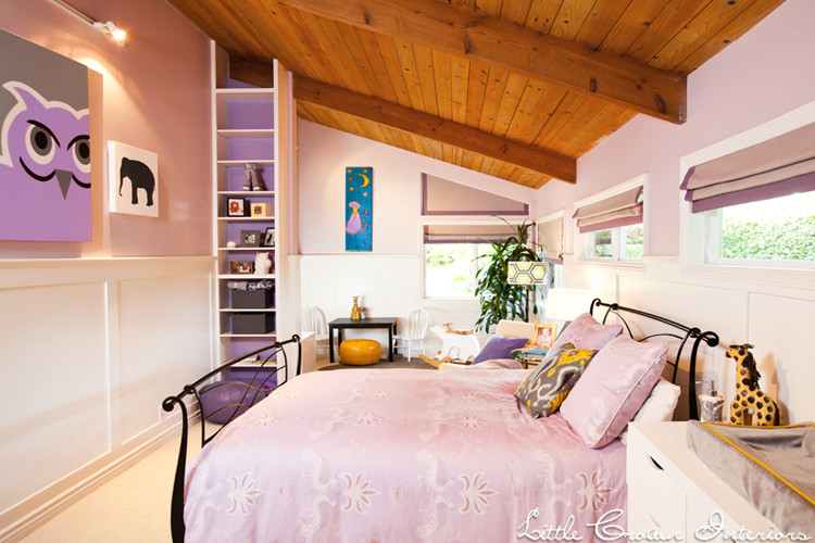 Girl's Lavender Bedroom in Newport Beach  Little Crown Interiors - Little  Crown Interiors