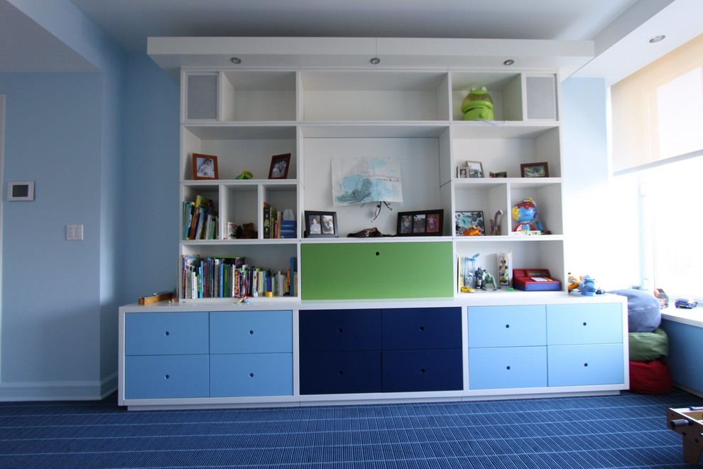 Photo of a modern kids' bedroom in Other.