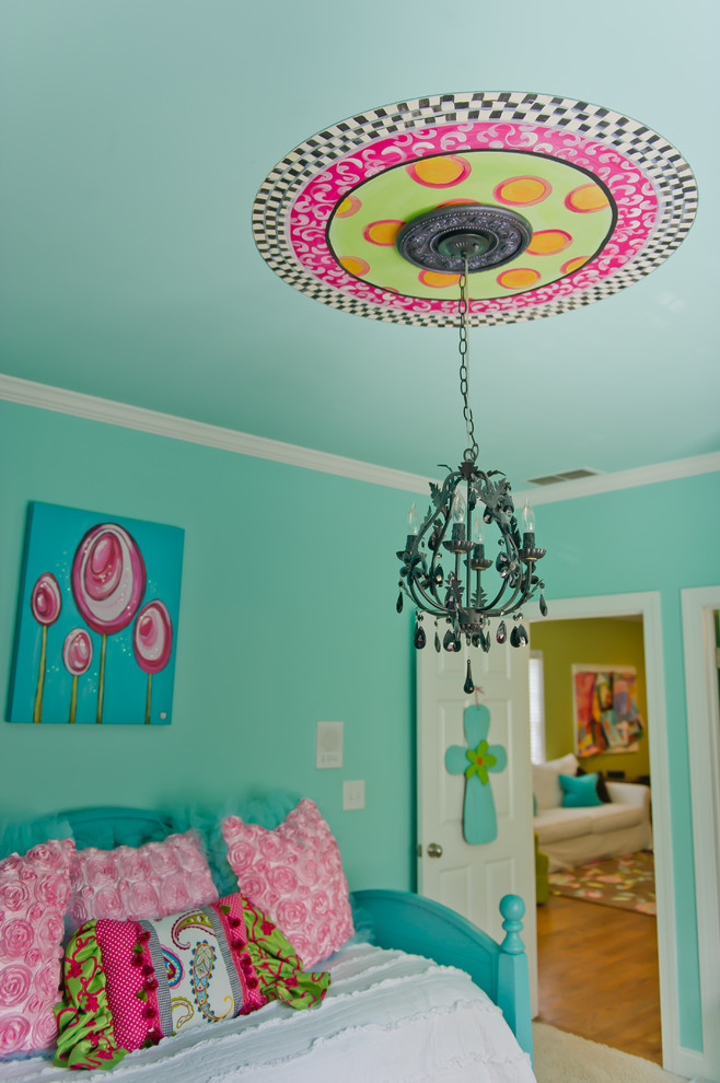Design ideas for an eclectic kids' bedroom in Atlanta.