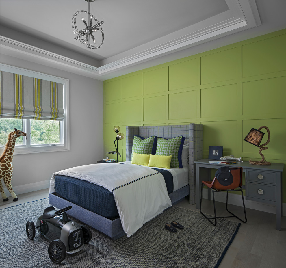 Inspiration for a transitional kids' room remodel in Detroit